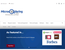 Tablet Screenshot of microsoldering.com